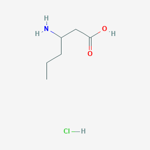 molecular formula C6H14ClNO2 B1390201 3-Aminohexanoic acid hydrochloride CAS No. 80914-38-1