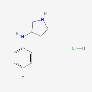 (4-Fluoro-phenyl)-pyrrolidin-3-yl-amine dihydrochloride