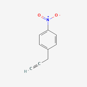 molecular formula C9H7NO2 B1390204 1-Nitro-4-(prop-2-YN-1-YL)benzene CAS No. 944896-91-7