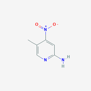 molecular formula C6H7N3O2 B1390206 5-Methyl-4-nitropyridin-2-amine CAS No. 895520-03-3