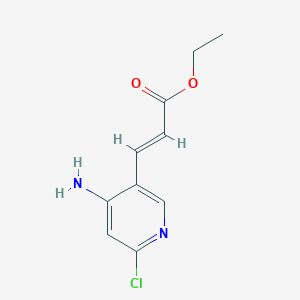 ethyl (E)-3-(4-amino-6-chloropyridin-3-yl)prop-2-enoate