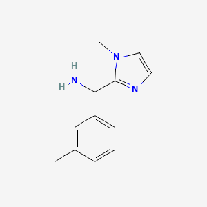 (1-methyl-1H-imidazol-2-yl)(m-tolyl)methanamine