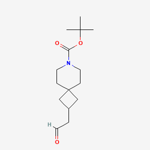 Tert-butyl 2-(2-oxoethyl)-7-azaspiro[3.5]nonane-7-carboxylate