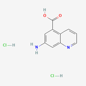 7-Aminoquinoline-5-carboxylic acid;dihydrochloride