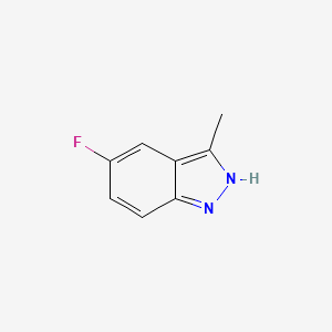 molecular formula C8H7FN2 B1390212 5-Fluoro-3-methyl-1H-indazole CAS No. 945265-03-2