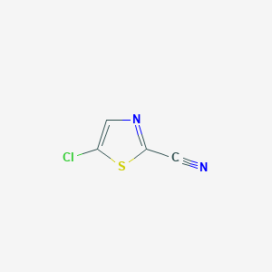 molecular formula C4HClN2S B1390214 5-Chloro-thiazole-2-carbonitrile CAS No. 98020-94-1