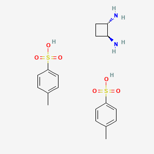 (1S,2S)-cyclobutane-1,2-diamine;bis(4-methylbenzenesulfonic acid)