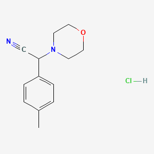 2-Morpholino-2-(p-tolyl)acetonitrile hydrochloride