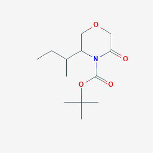 Tert-butyl 3-butan-2-yl-5-oxomorpholine-4-carboxylate