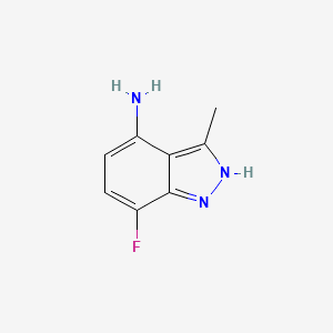 7-Fluoro-3-methyl-1H-indazol-4-amine