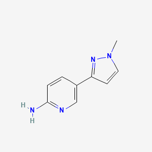 5-(1-methyl-1H-pyrazol-3-yl)pyridin-2-amine