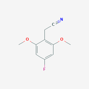 2-(4-Fluoro-2,6-dimethoxyphenyl)acetonitrile