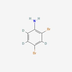 2,4-Dibromo-3,5,6-trideuterio-aniline