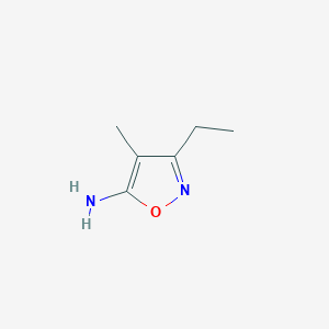 molecular formula C6H10N2O B139025 3-乙基-4-甲基异恶唑-5-胺 CAS No. 153458-34-5