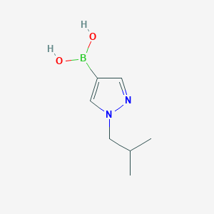 molecular formula C7H13BN2O2 B1390250 (1-Isobutyl-1H-pyrazol-4-yl)boronic acid CAS No. 929094-25-7