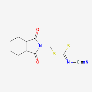 Methyl [(1,3-dioxo-1H-isoindol-2(3H,4H,7H)-yl)methyl] cyanocarbonimidodithioate