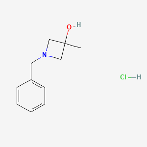 1-Benzyl-3-methyl-azetidin-3-ol;hydrochloride