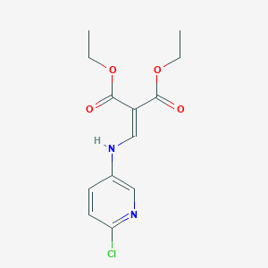 Diethyl 2-[[(6-chloro-3-pyridyl)amino]methylene]propanedioate