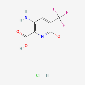 3-Amino-6-methoxy-5-(trifluoromethyl)picolinic acid hydrochloride