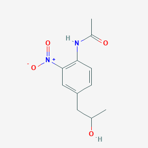 N-(4-(2-hydroxypropyl)-2-nitrophenyl)acetamide