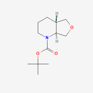 molecular formula C12H21NO3 B13902978 Tert-butyl trans-3,4,4A,5,7,7A-hexahydro-2H-furo[3,4-B]pyridine-1-carboxylate 