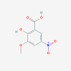 2-Hydroxy-3-methoxy-5-nitrobenzoic acid