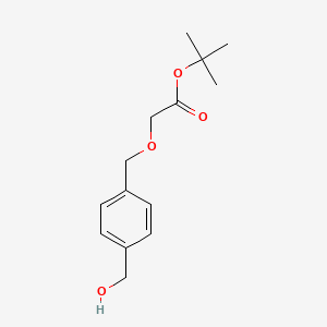 molecular formula C14H20O4 B13903013 Tert-butyl 2-((4-(hydroxymethyl)benzyl)oxy)acetate 