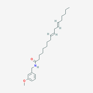 molecular formula C26H41NO2 B13903025 (9E,12E)-N-[(3-methoxyphenyl)methyl]octadeca-9,12-dienamide 