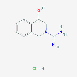molecular formula C10H14ClN3O B1390307 4-Hydroxydebrisoquin hydrochloride CAS No. 1185295-02-6