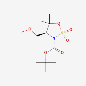 tert-butyl (4S)-4-(methoxymethyl)-5,5-dimethyl-2,2-dioxo-oxathiazolidine-3-carboxylate