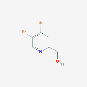 molecular formula C6H5Br2NO B13903090 (4,5-Dibromopyridin-2-yl)methanol 