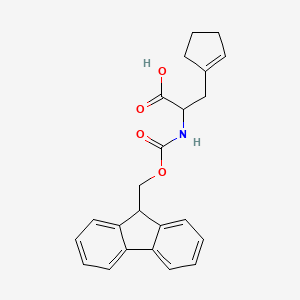molecular formula C23H23NO4 B1390321 Fmoc-beta-cyclopenten-1-yl-DL-alanine CAS No. 1219148-79-4