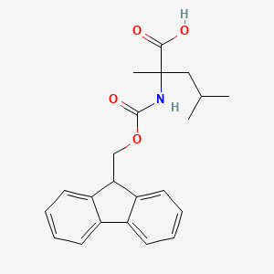 molecular formula C22H25NO4 B1390329 Fmoc-alpha-methyl-DL-leucine CAS No. 678992-19-3