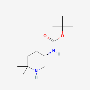 (S)-tert-Butyl (6,6-dimethylpiperidin-3-yl)carbamate