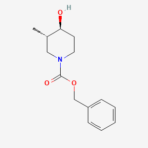 benzyl (3S,4S)-4-hydroxy-3-methylpiperidine-1-carboxylate