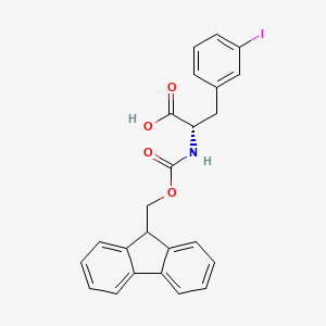 molecular formula C24H20INO4 B1390331 Fmoc-3-iodo-L-phenylalanine CAS No. 210282-31-8