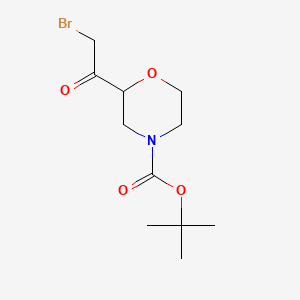 Tert-butyl 2-(2-bromoacetyl)morpholine-4-carboxylate