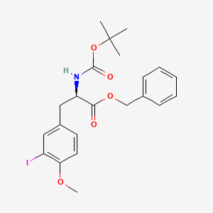 (R)-Benzyl 2-((tert-butoxycarbonyl)amino)-3-(3-iodo-4-methoxyphenyl)propanoate