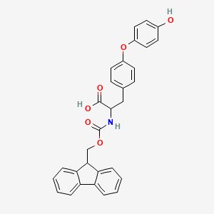 molecular formula C30H25NO6 B1390333 Fmoc-DL-thyronine CAS No. 1452575-06-2