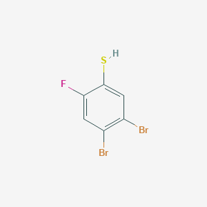 4,5-Dibromo-2-fluorobenzenethiol