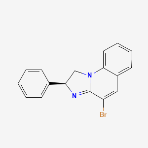 (2S)-4-bromo-2-phenyl-1,2-dihydroimidazo[1,2-a]quinoline