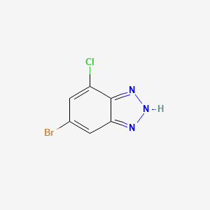 5-bromo-7-chloro-1H-benzo[d][1,2,3]triazole