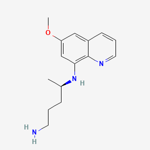 Quinoline, 8-(4-amino-1-methylbutylamino)-6-methoxy-, d-