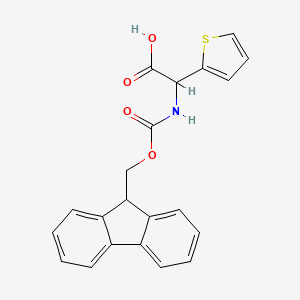 molecular formula C21H17NO4S B1390341 Fmoc-DL-(2-thienyl)glycine CAS No. 211682-11-0