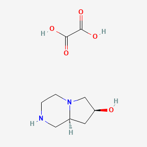 (7S,8aS)-1,2,3,4,6,7,8,8a-Octahydropyrrolo[1,2-a]pyrazin-7-ol oxalic acid