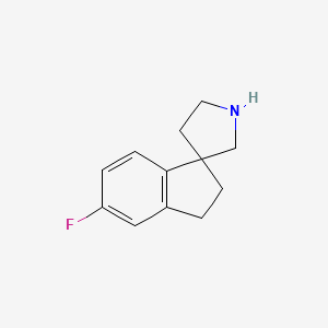 5-Fluoro-2,3-dihydrospiro[indene-1,3'-pyrrolidine]