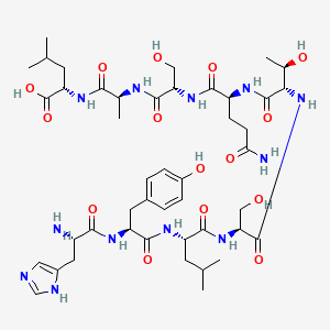 molecular formula C45H70N12O15 B13903497 Enhanced Green Fluorescent Protein (EGFP) (200-208) 