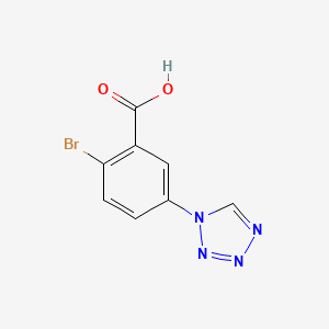 2-Bromo-5-(1H-tetrazol-1-yl)benzoic acid