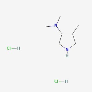 N,N,4-trimethylpyrrolidin-3-amine;dihydrochloride