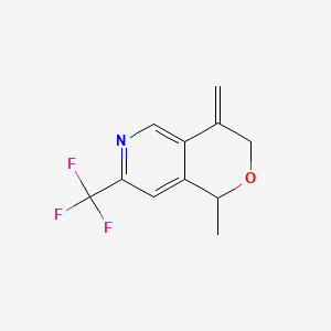 1-methyl-4-methylene-7-(trifluoromethyl)-1H-pyrano[4,3-c]pyridine